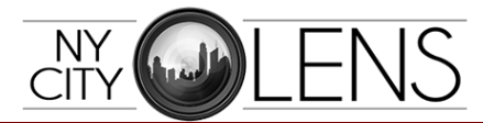 The logo of NY City Lens, which is hosted on Wordpress